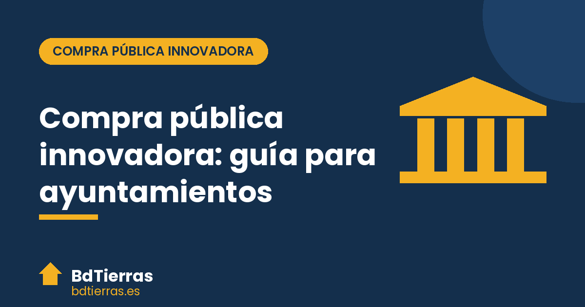 Compra pública innovadora: guía para ayuntamientos