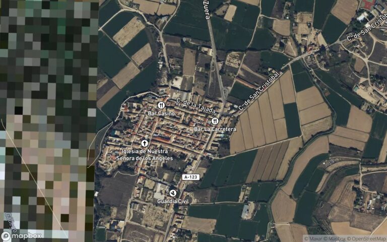 DESCRIPCION: RUSTICA.- Porción de campo regadío, en término de Garrapinillos, partida de Miralbueno, de esta Capital, ho